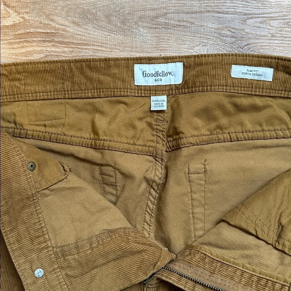 Goodfellow & Co Men's Tan Corduroy Pants